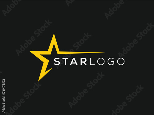 Minimal and professional star Logo design