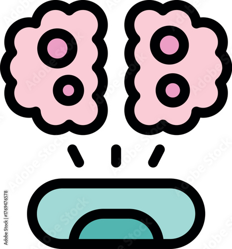 Microscopic nanobots are repairing damaged organic cells, showcasing innovative medical nanotechnology