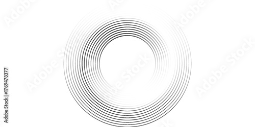 Concentric circles geometric element