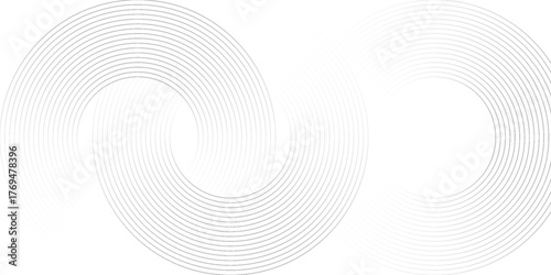 Concentric circles geometric element