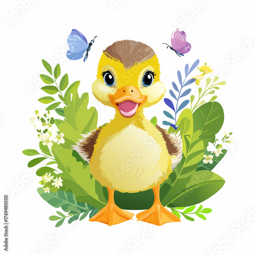 Niedliches Entenküken