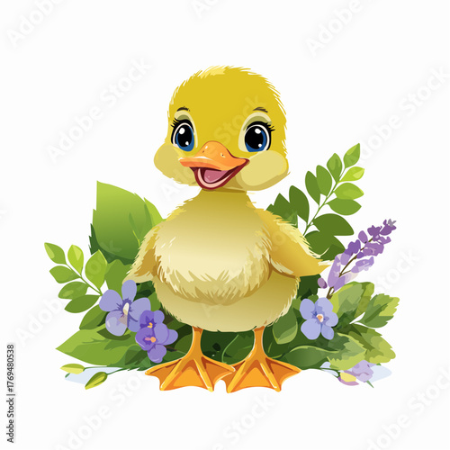 Niedliches Entenküken