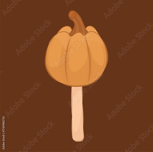 illustration of pumpkin-shaped candy, sweet food, snack
