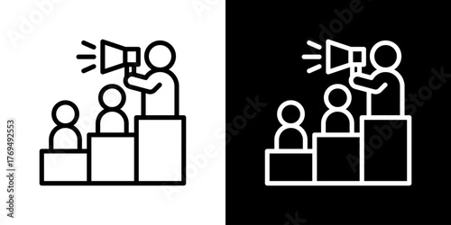 Mentoring Icon Vector Illustration 