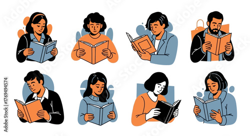 Online Education Transition Student to Digital Learner Illustration