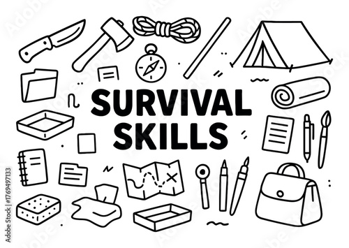 Survival Skills Doodle