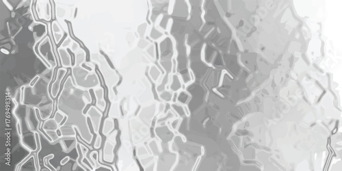 Abstract grayscale textured background with irregular, interconnected lines and shaded areas resembling frosted glass or a cellular structure