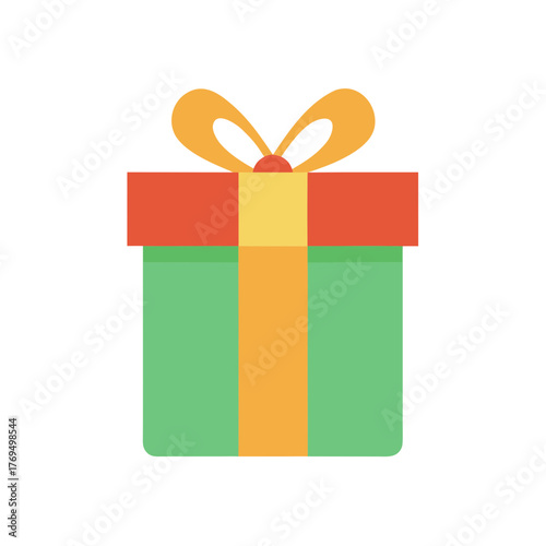 Minimalist gift box vector illustration
