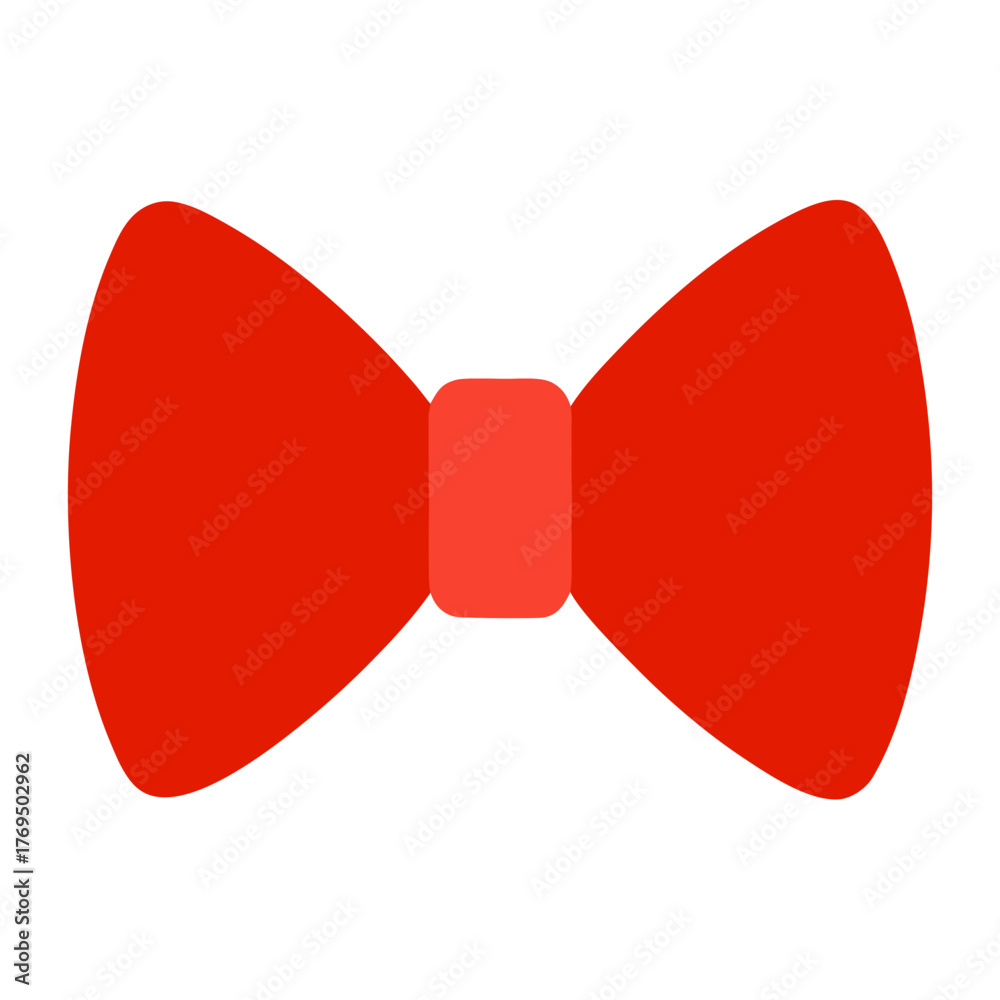 Fototapeta premium a simple vector illustration of a bow tie festive