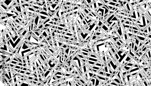 Black and white abstract and grunge pattern for sporty background and jersey design. Fully editable vector element. Vector Format Illustration 