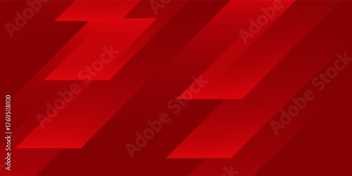 Dynamic, vibrant red and black abstract background featuring smooth, flowing lines and waves, Modern creative trendy design in vector illustration