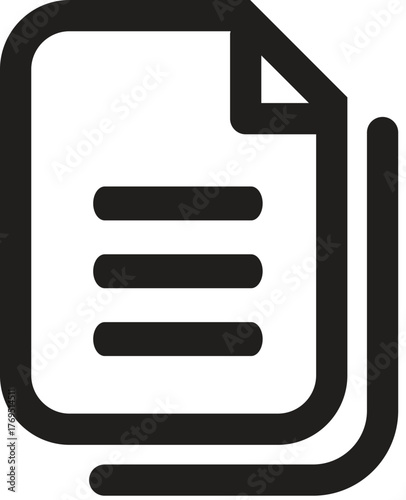 Collection Of Black UI Icons And Symbols For Web And App Interfaces