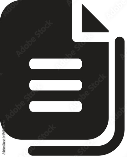 Collection Of Black UI Icons And Symbols For Web And App Interfaces