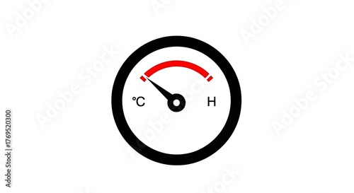 Free Download Simple Thermometer Gauge Indicating Low Temperature. - GFXLoad