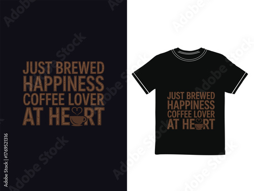 Caffeine in My Veins, Dreams in My Head – Inspirational Coffee Tee