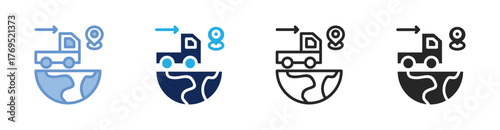 Distributor Icon Collection Featuring Multiple Styles