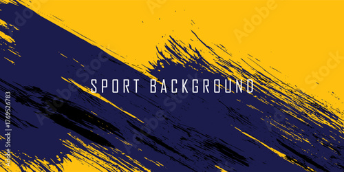 blue and yellow abstract grunge texture background, Modern Trendy design in Vector Illustration