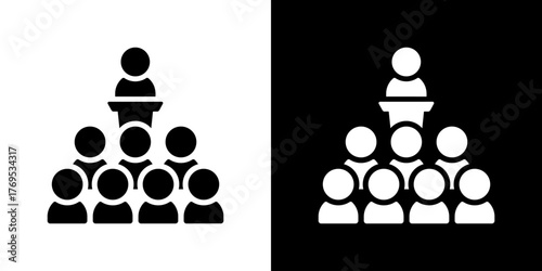 Conference Icon Vector Illustration 
