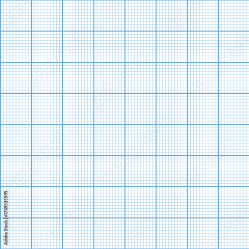 Grid seamless pattern. Blueprint technical grid background. Vector illustration.