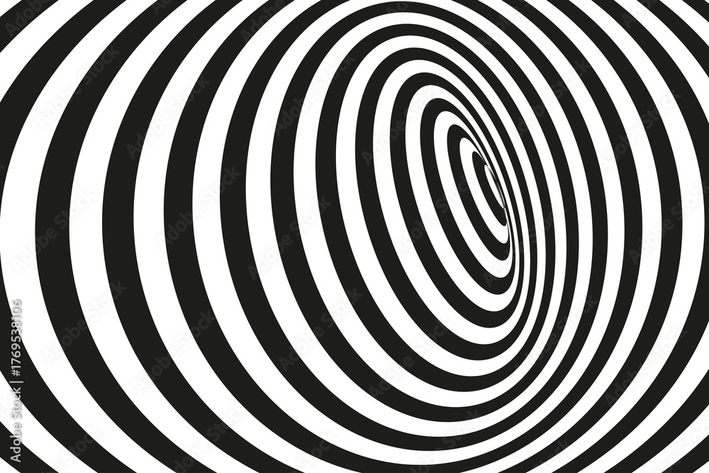 Fototapeta premium black and white spiral
