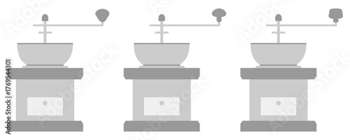 コーヒーミル（グラインダー）3点セット（塗りあり）