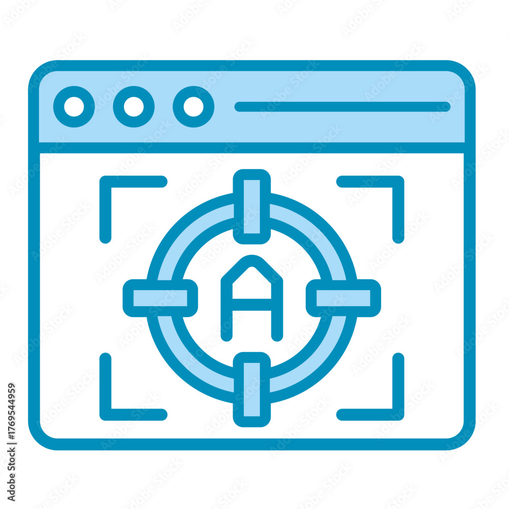 Obraz premium Target Icon Element For Design