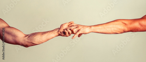 Φωτογραφία Closeup help hand