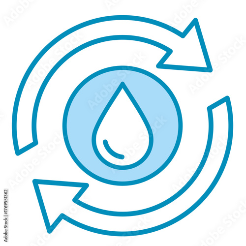 Water Energy   Icon Element For Design