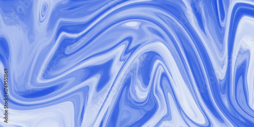 Abstract Blue and White Wavy Pattern. Abstract liquid blue background, can be used for background or wallpaper. abstract Beautiful blue and white Liquid Marble Swirl texture Background or wallpaper.
