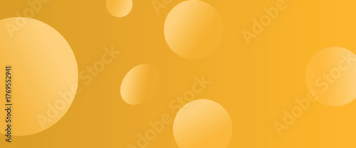 Yellow circles gradient on yellow abstract background. Modern graphic design element.
