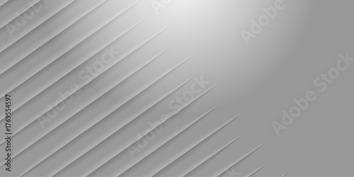 Banner background. Colorful. gray and white gradient. Slash effect style. Abstract white and gray color background. texture with diagonal lines. Vector background can be used in cover design,