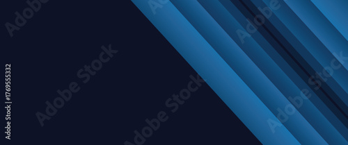 Dark blue modern business abstract background. Vector illustration design for presentation, banner, cover, web, flyer, card, poster, wallpaper, texture, slide, magazine, and powerpoint