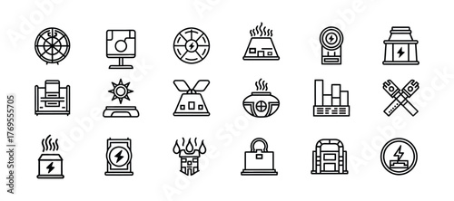 Set of six black and white silhouette icons representing human anatomy including heart brain lungs muscles and skeleton