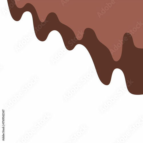 chocolate drip vector, choco melted, hot cocoa flow, sweet dessert vector, milk drop illustration, brown liquid wave, melting chocolate cartoon