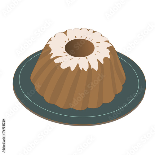 クグロフのシンプルイラスト