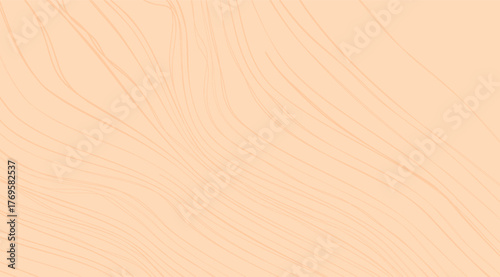 Gentle peach background featuring delicate, flowing lines that create an elegant, smooth, and abstract marbleized pattern across the entire surface for a subtle backdrop
