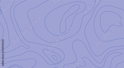 A serene periwinkle backdrop features a network of flowing, connected blue lines forming organic, curvilinear shapes, creating a modern and soothing abstract design
