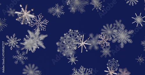Abstract snowflake pattern ...