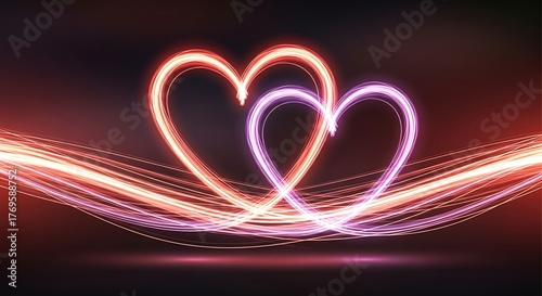 Intertwined Hearts - A Symbol of Love and Connection.