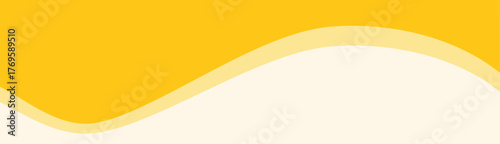 Simple wavy banner dividing two areas, ideal for websites or presentations