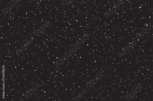 Wallpaper Mural Black Background with White Dots Texture – Starry Night Sky Abstract Seamless Pattern Torontodigital.ca