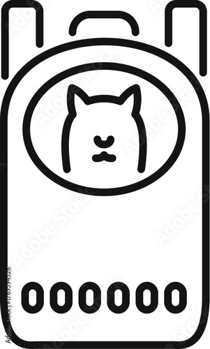 Cat door is using facial recognition to identify cat and grant access