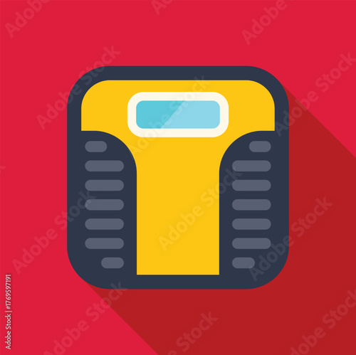 Bathroom scale representing weight management, healthy lifestyle, and personal health monitoring