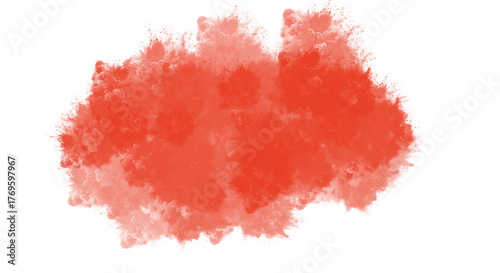 Watercolor splash isolated on transparent background, a vibrant burst of artistic expression, perfect for adding a touch of creativity to any design project