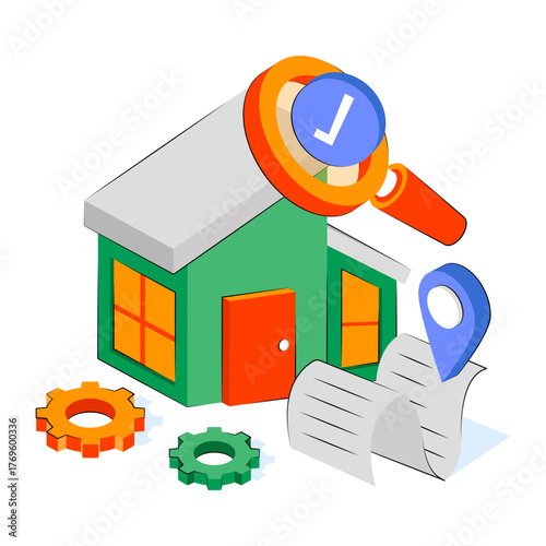 Premium download illustration of home relocation