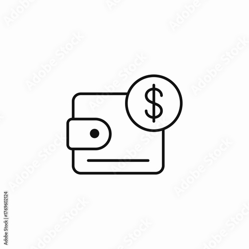 money wallet payment icon sign vector