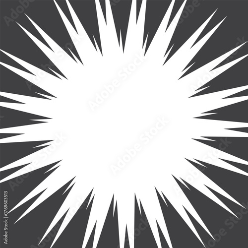 Speed Lines Comic Book Design Element Vector Illustration