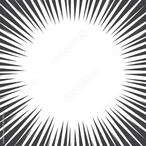 Speed Lines Comic Book Design Element Vector Illustration
