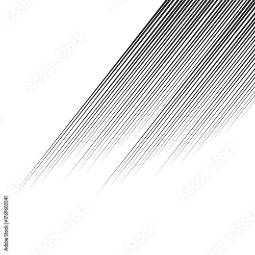 Speed Lines Comic Book Design Element Vector Illustration