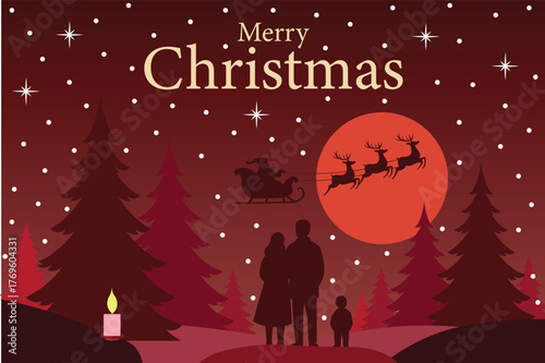 christmas card vector
